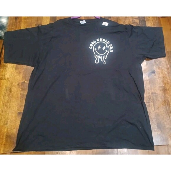 Port Company "In My Cool Uncle Era" Men's Short Sleeve T-Shirt Black Size 3XL - Picture 2 of 8